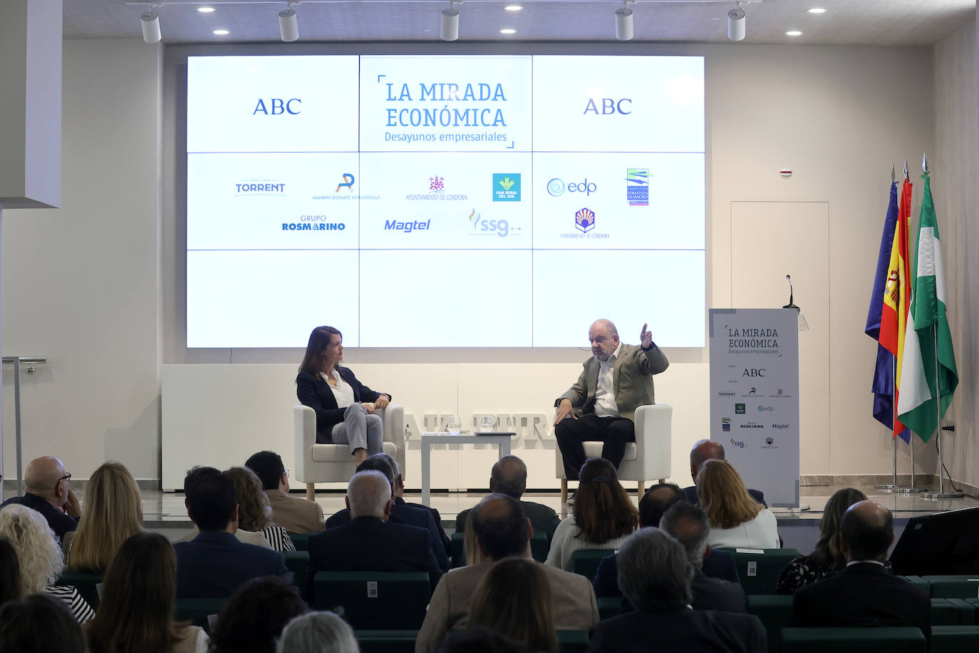 Las imágenes de Benjamín Lana en el ciclo La Mirada Económica de ABC Córdoba