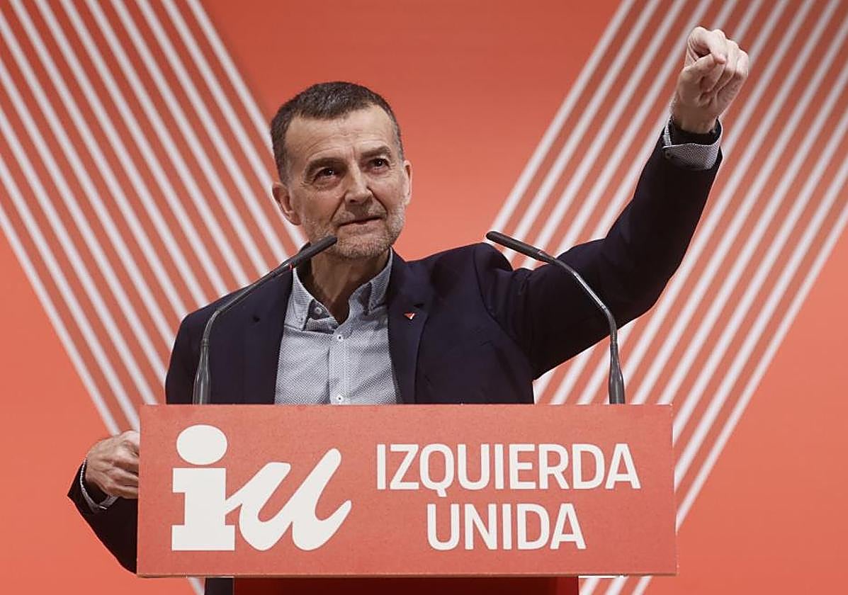 El coordinador federal de IU, Antonio Maíllo
