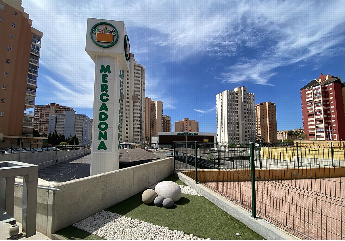 Imagen de un supermercado de Mercadona en Benidorm