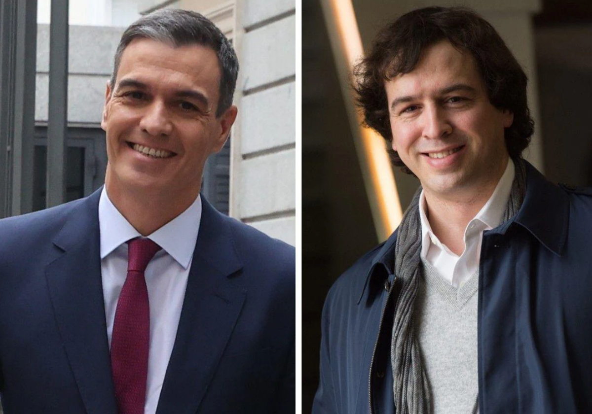 El presidente del Gobierno, Pedro Sánchez, y su hermano David Sánchez Pérez-Castejón