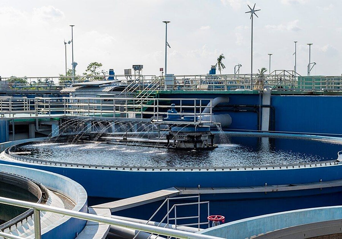 Imagen de archivo de estanques de agua