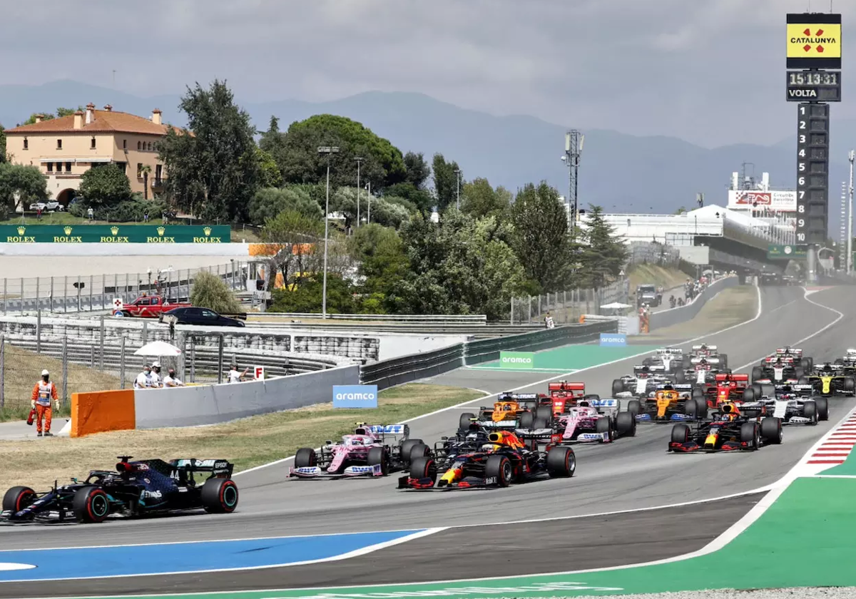 Evento de Formula 1 en el circuito de Barcelona