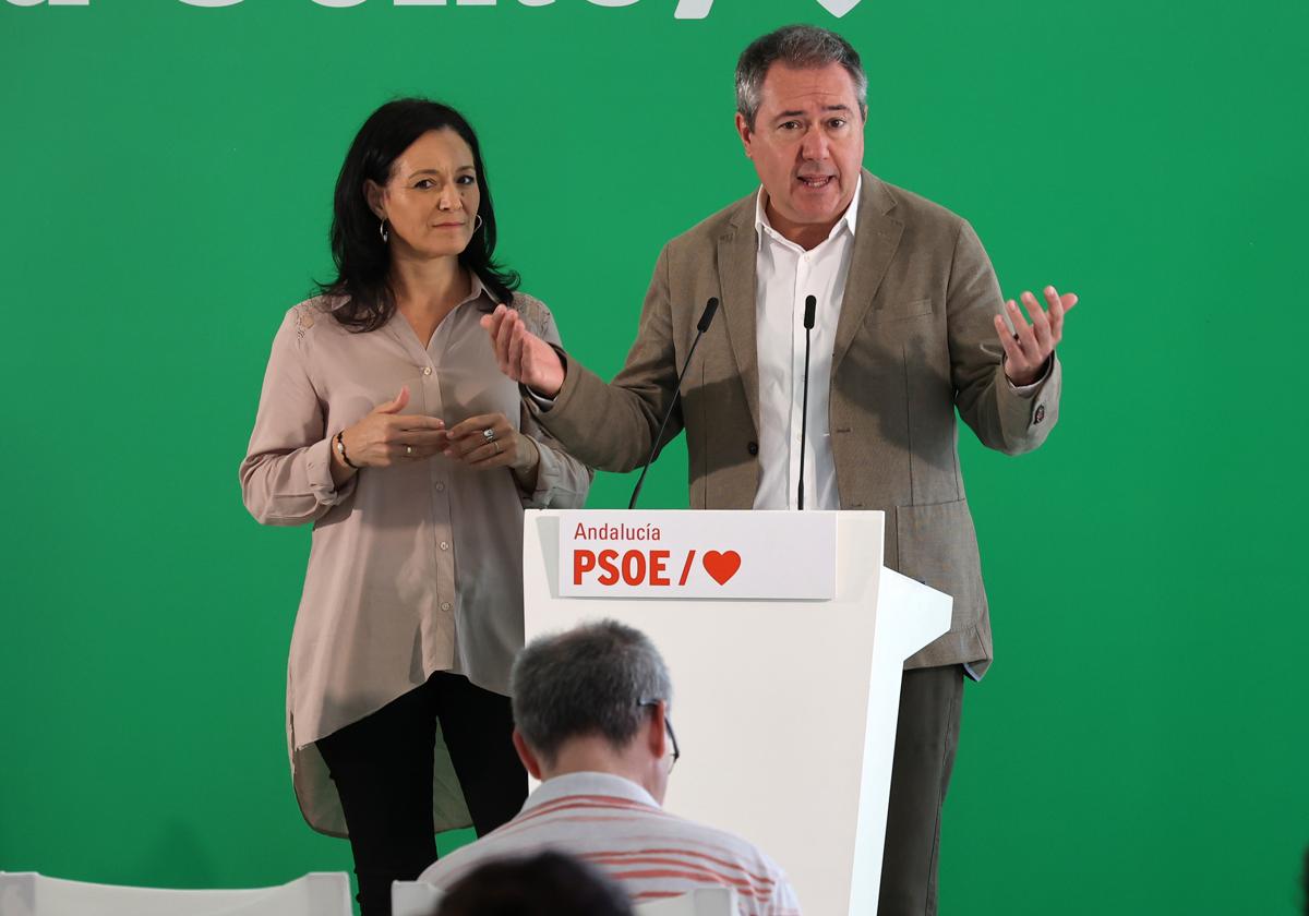 Juan Espadas, en un acto del PSOE celebrado en Córdoba