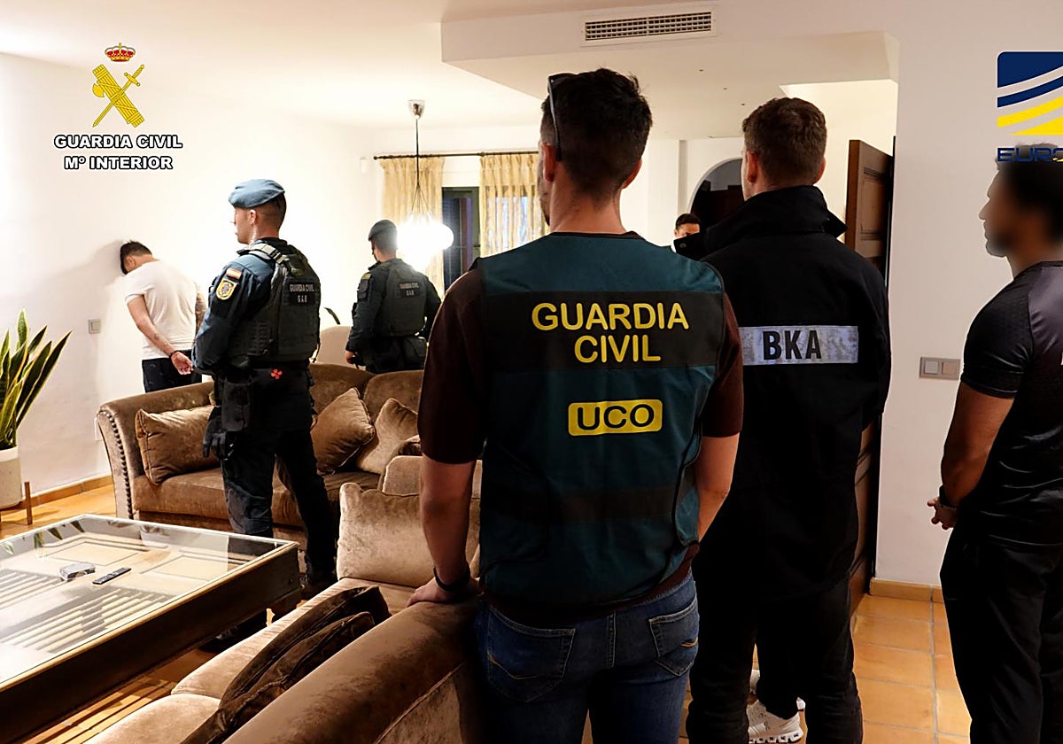 La Guardia Civil desmantela una de las principales sucursales del cártel de los Balcanes