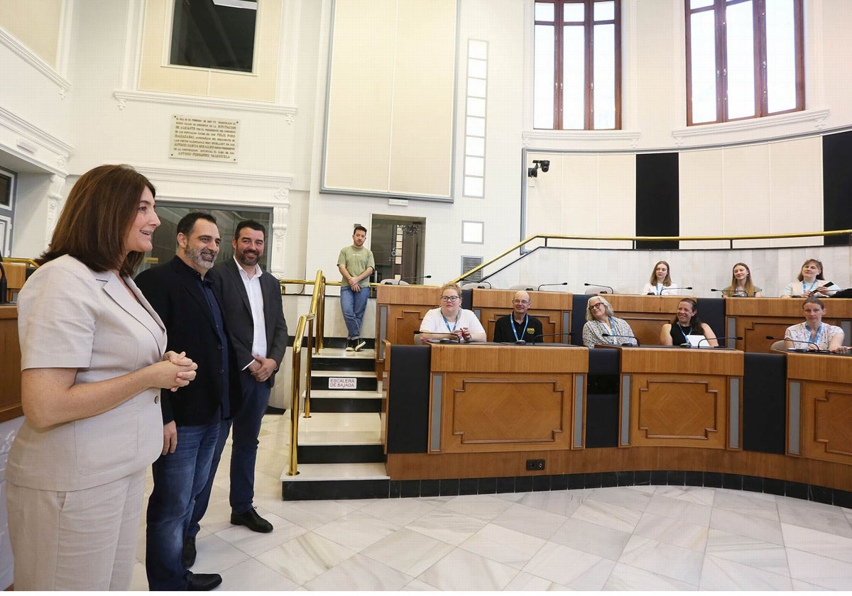 La Diputación de Alicante recibe a un grupo de responsables de internacionalización de universidades estadounidenses