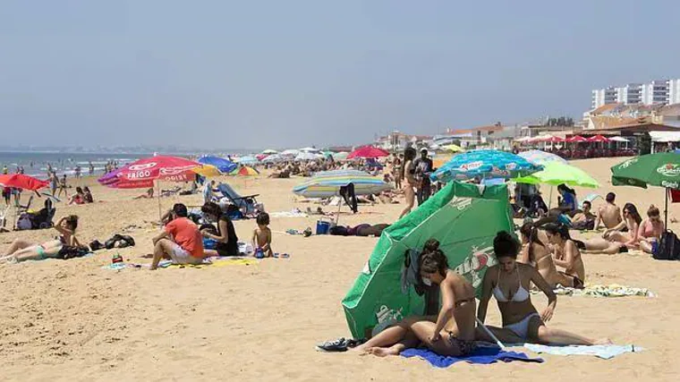 Playa de Punta Umbría en la Costa de la Luz