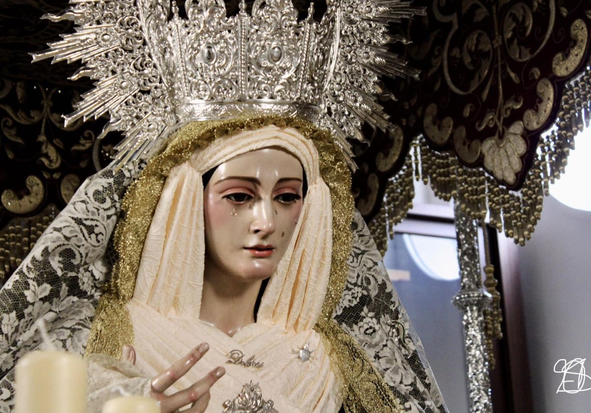 La Virgen de los Dolores de Alcolea, el Viernes Santo de 2024