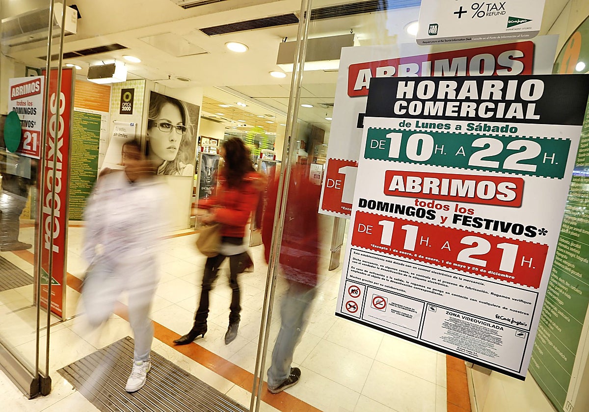 Imagen de un centro comercial de Valencia