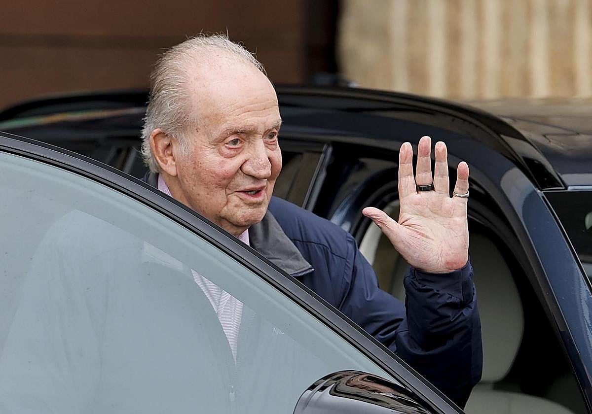 Juan Carlos I, en la entrega de premios de la regata del Trofeo Turismo de Galicia