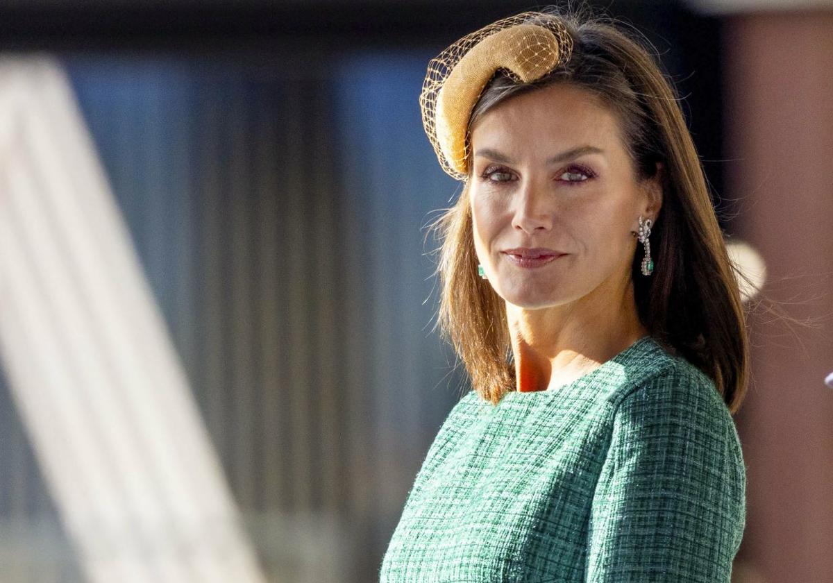 Doña Letizia, el pasado abril en Ámsterdam durante una visita a los Países Bajos