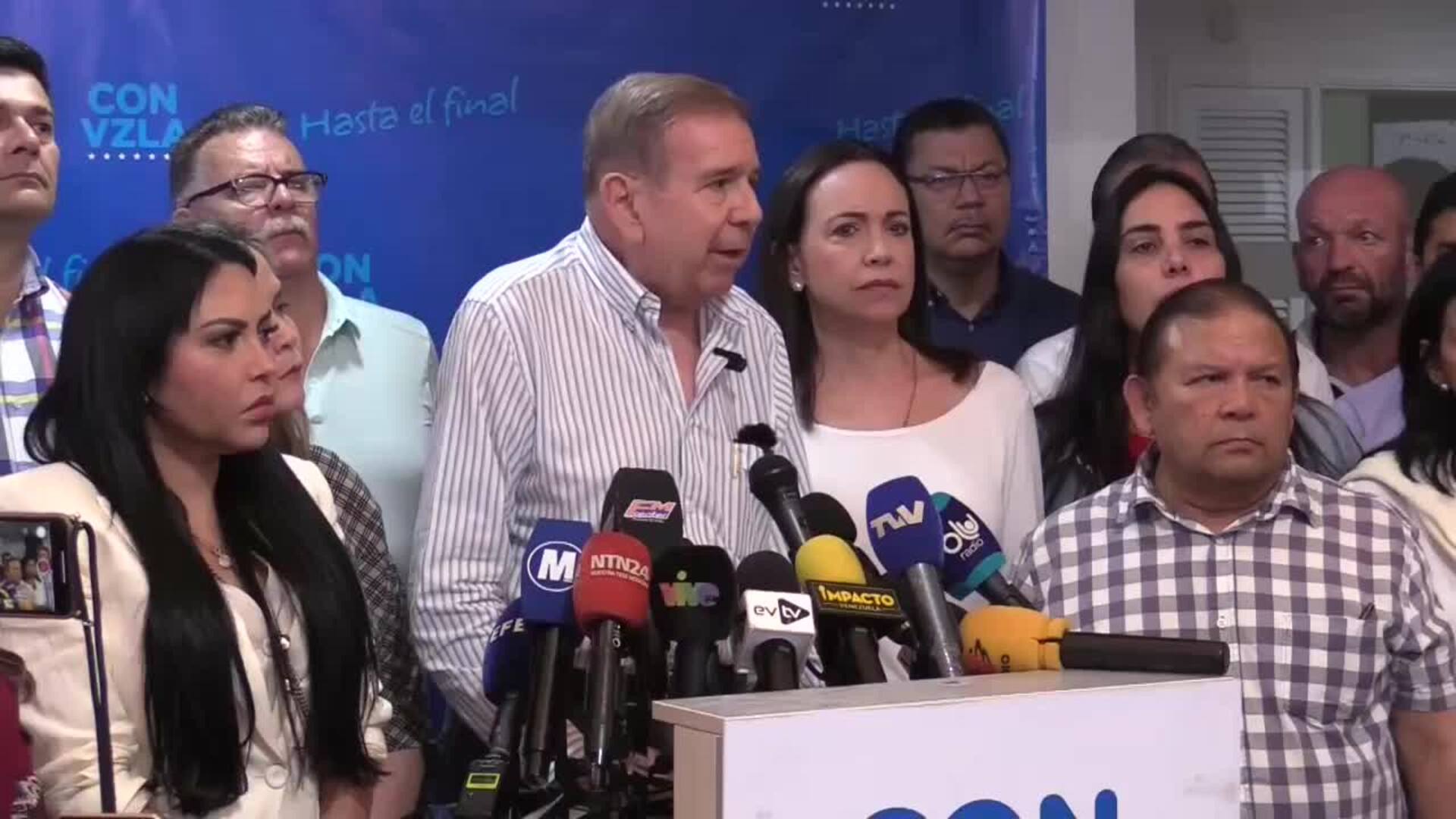 González Urrutia acusa al Gobierno de buscar un ambiente electoral hostil con detenciones