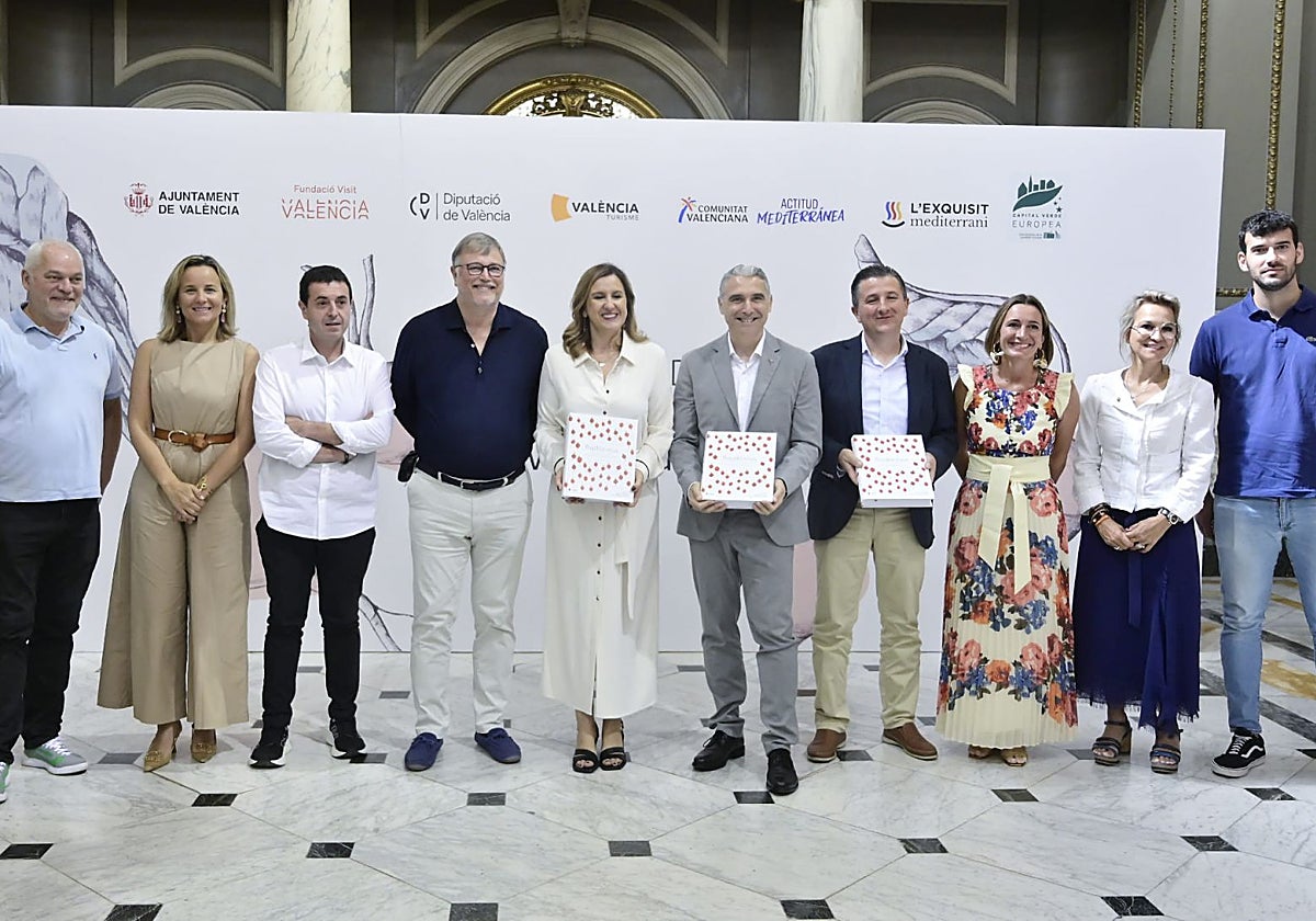 Imagen de la presentación de We're Smart Green Guide en el Ayuntamiento de Valencia