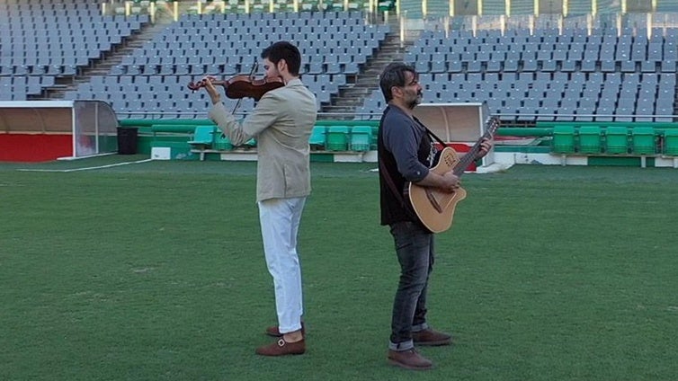 Queco y Paco Montalvo hacen dupla con la versión del himno que emociona al cordobesismo cara a la final del domingo