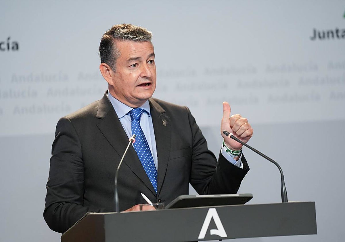 El consejero Antonio Sanz