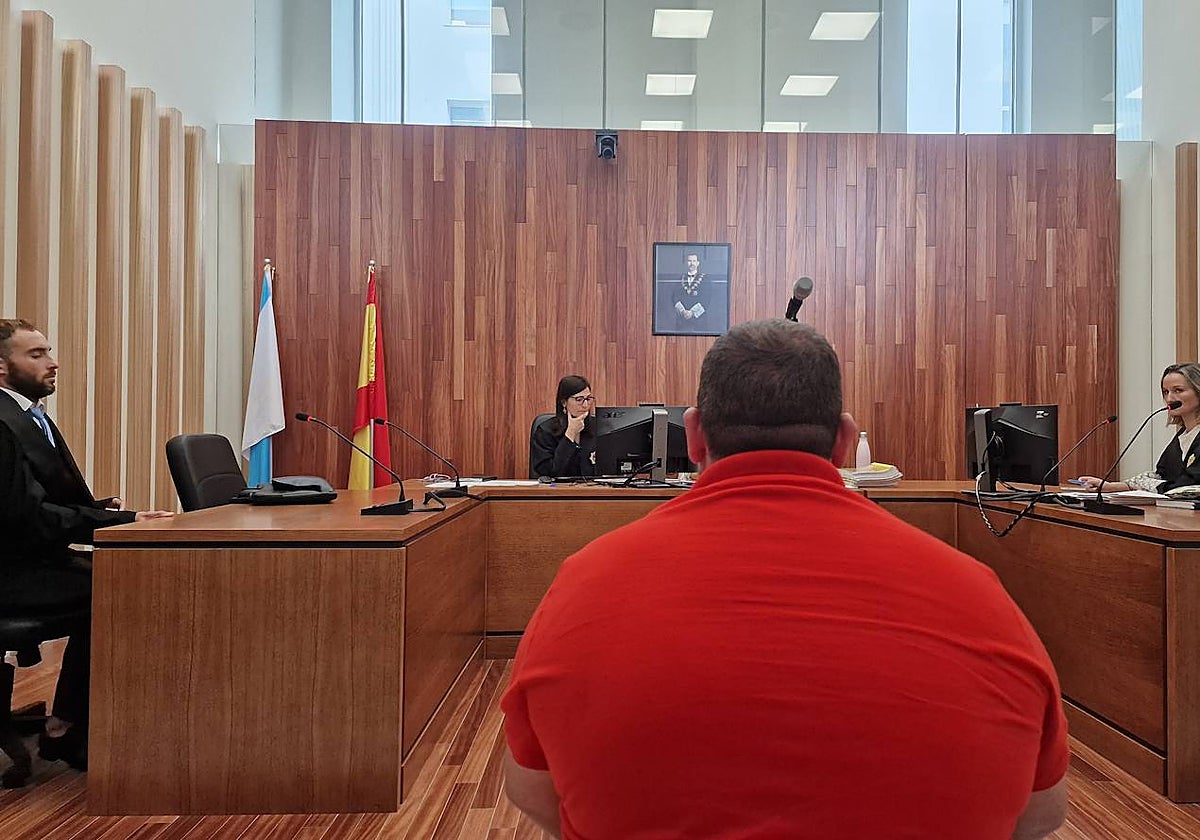 Imagen del juicio, llevado a cabo este jueves