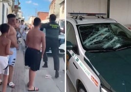 Un clan okupa ataca con palos y piedras a la Guardia Civil que trataba de acabar con los enganches ilegales de la luz