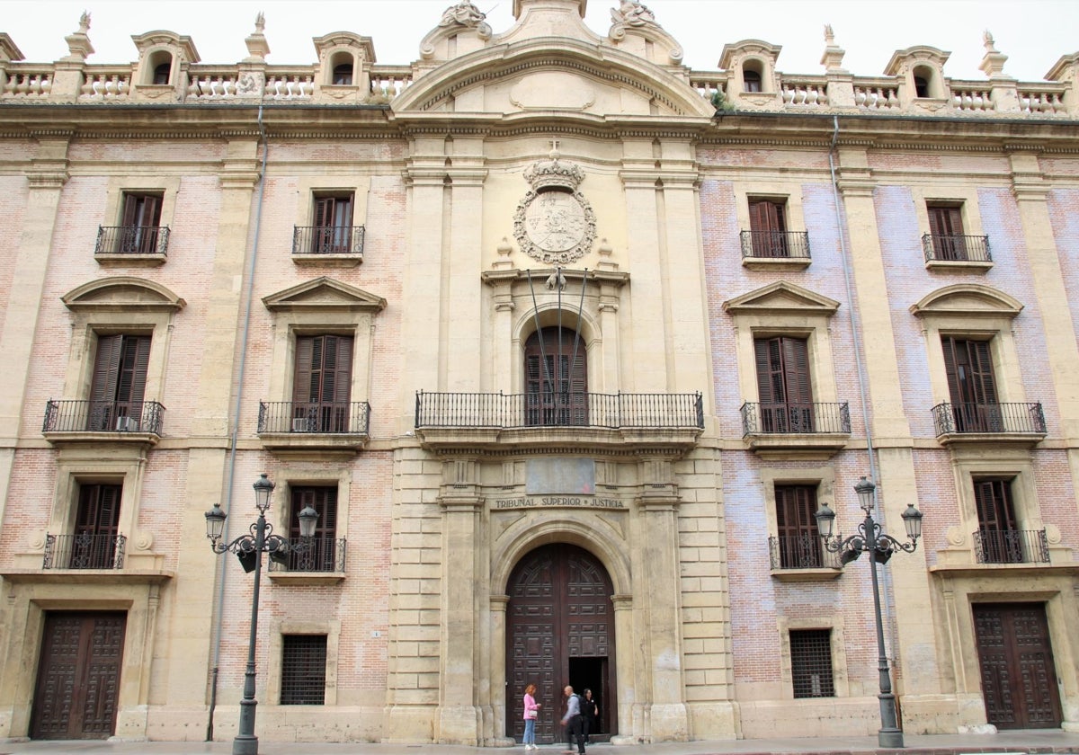 Imagen de archivo de la sede del Tribunal Superior de Justicia de la Comunidad Valenciana