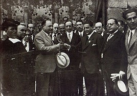 Las imágenes de la visita de la Comisión de Toledo de Ohio en 1934