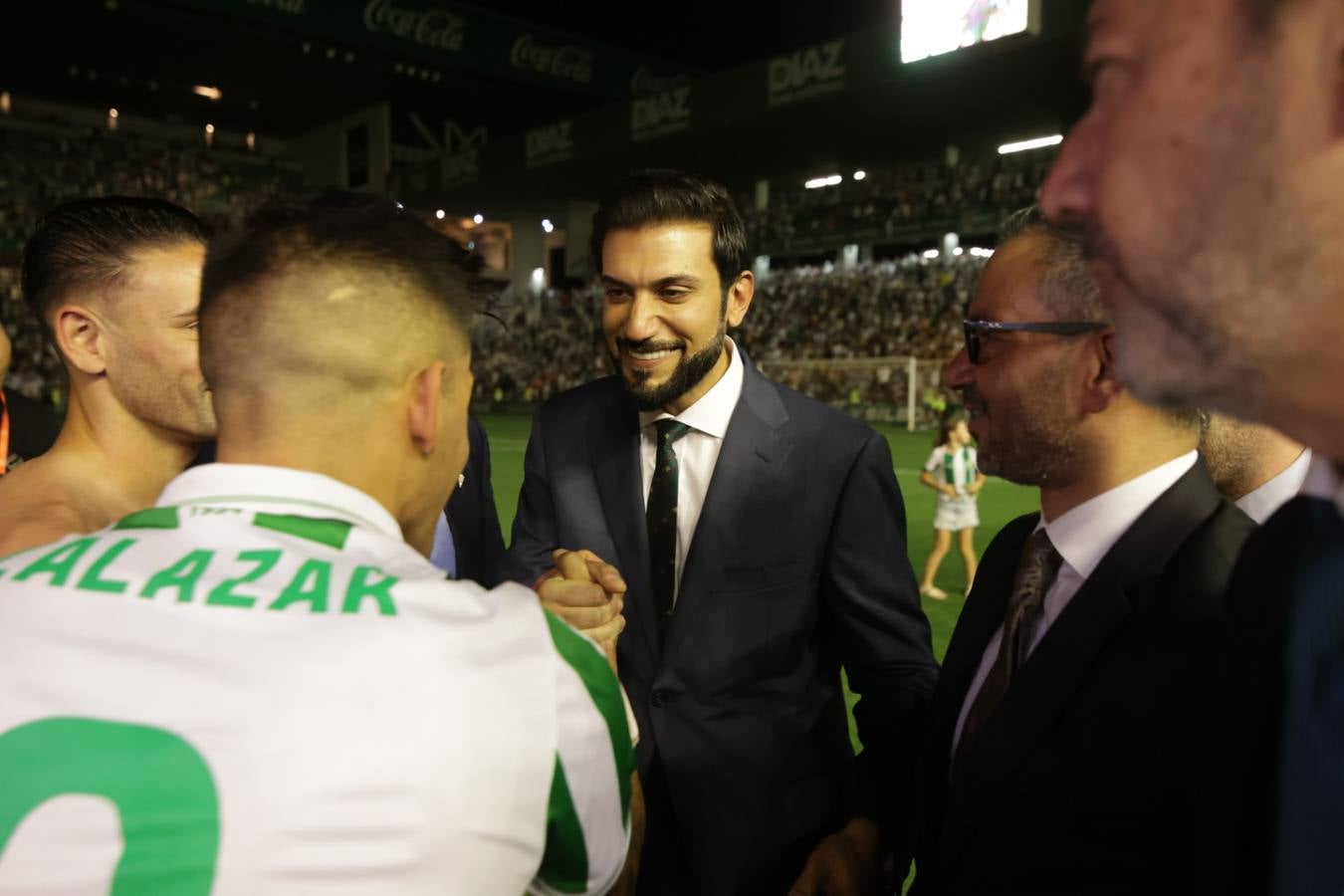Fotos: la emotiva celebración del ascenso del Córdoba CF en El Arcángel