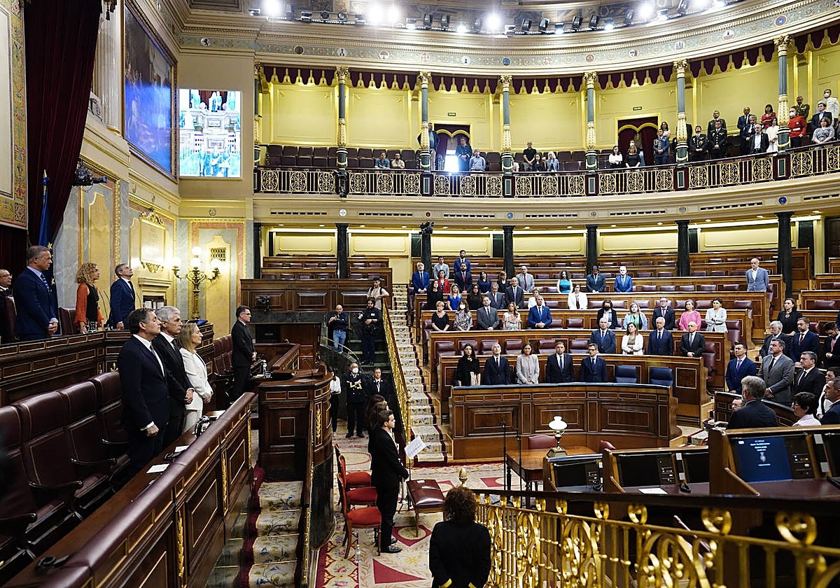 Homenaje a las víctimas del terrorismo en el Congreso de los Diputados