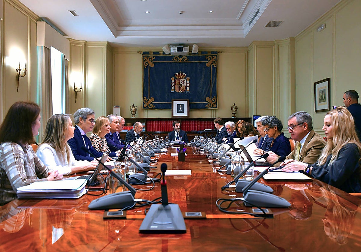 Uno de los últimos plenos del Consejo General del Poder Judicial