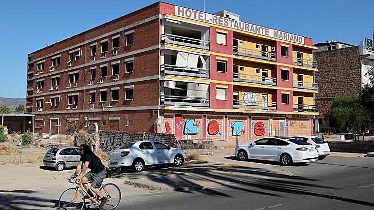 Imagen del hotel Mariano, en la actualidad