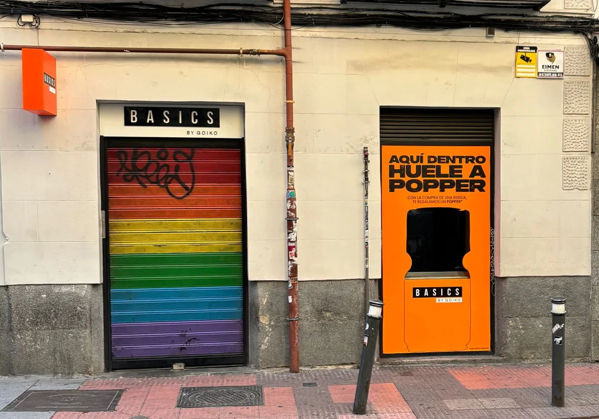 Fachada del establecimiento en el barrio madrileño de Chueca