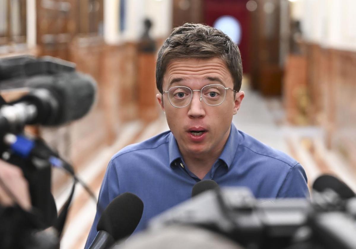 El portavoz de Sumar, Íñigo Errejón