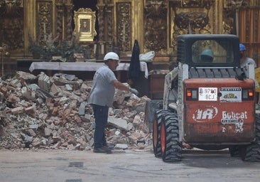 La Junta brindará apoyo técnico para el peritaje y el traslado de las obras de la iglesia de la Vera Cruz