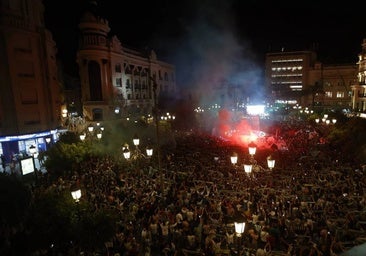 Un joven denuncia a la Policía por una agresión en plena celebración del Córdoba CF en Tendillas