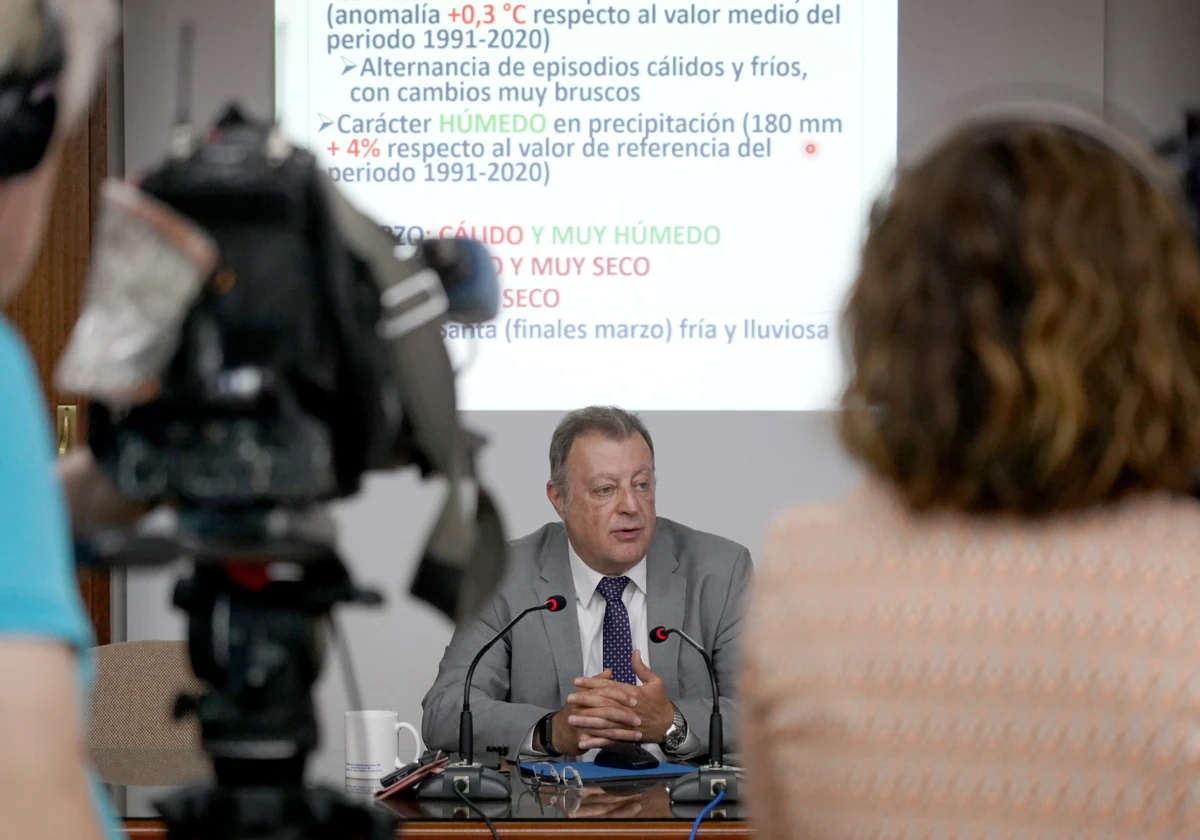 El delegado territorial de la Agencia Estatal de Meteorología (Aemet), Manuel Mora