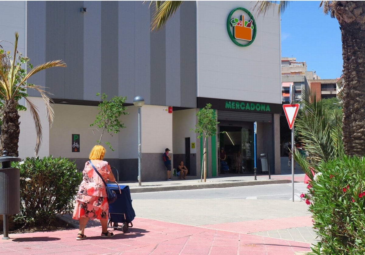 Imagen de un supermercado de Mercadona en Alicante