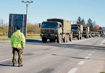 España exhibe en Eslovaquia su mayor despliegue frente a Rusia