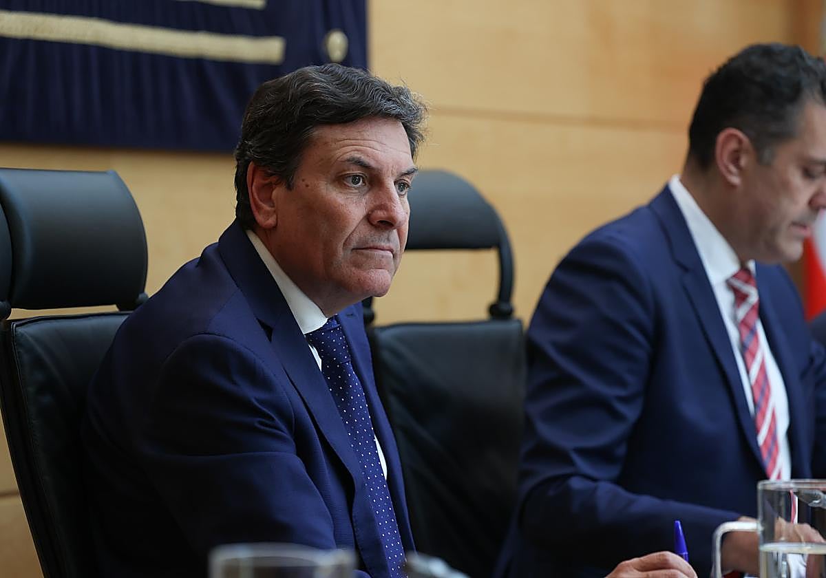 Carriedo, ayer en las Cortes de Castilla y León