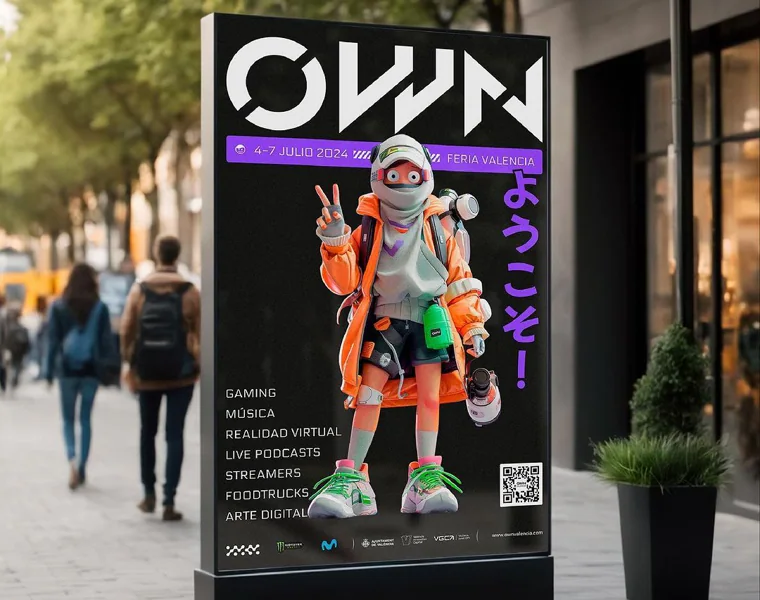 Imagen del cartel del festival OWN