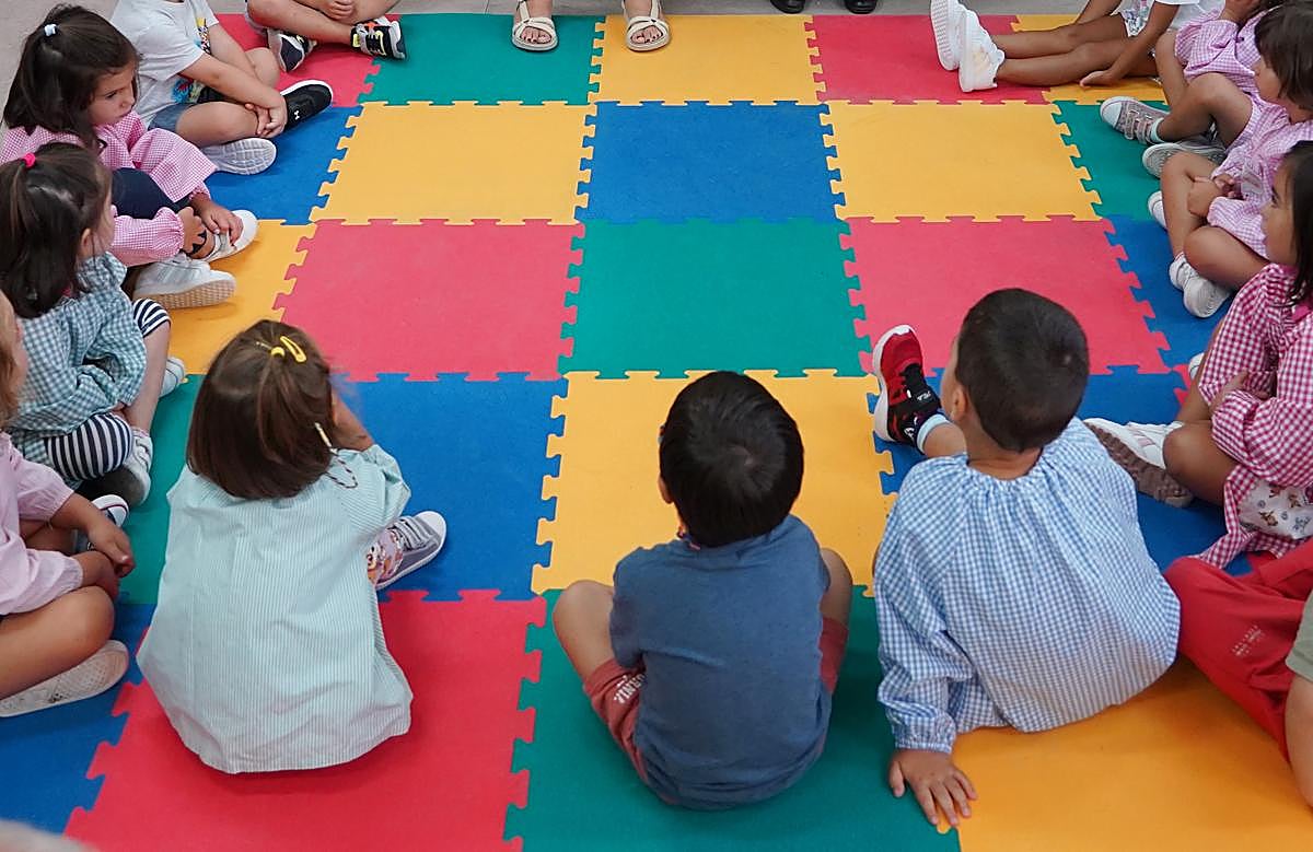 Imagen de archivo en un centro escolar de Valladolid