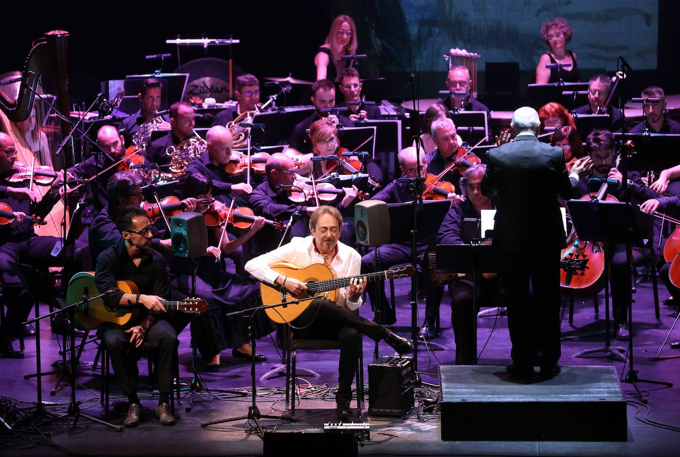 Fotos: José Antonio Rodríguez y la Orquesta estrenan una obra inspirada en Romero de Torres