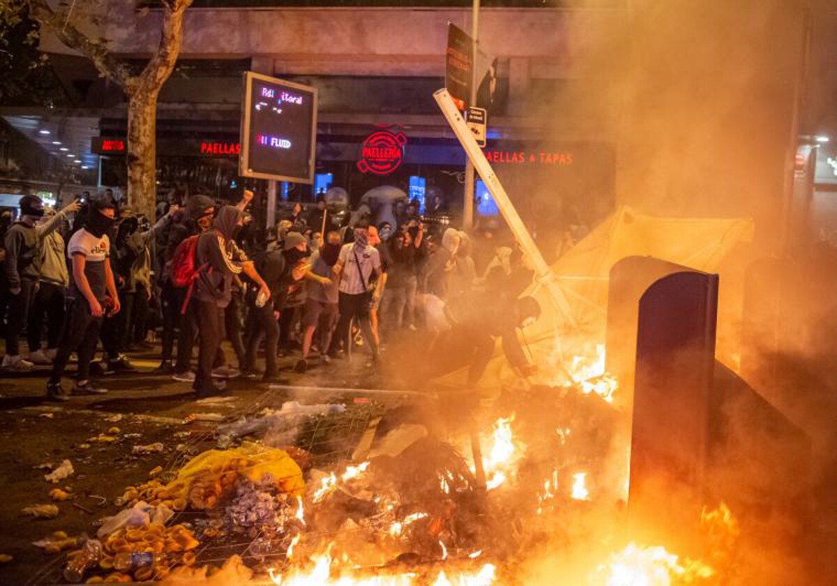 Jornada de protestas en Barcelona contra la sentencia del Supremo por el 'procés'