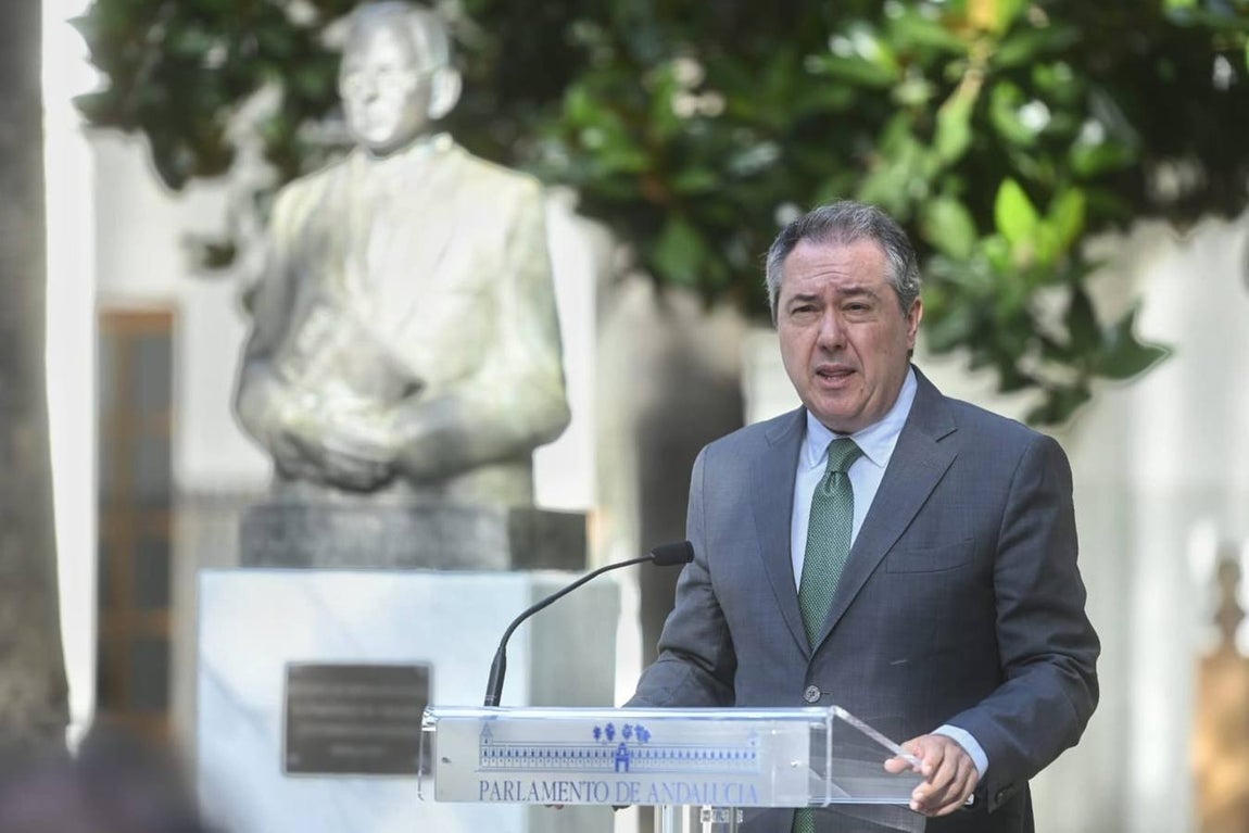 Homenaje del Parlamento Andaluz a Blas Infante en el 139 aniversario de su nacimiento