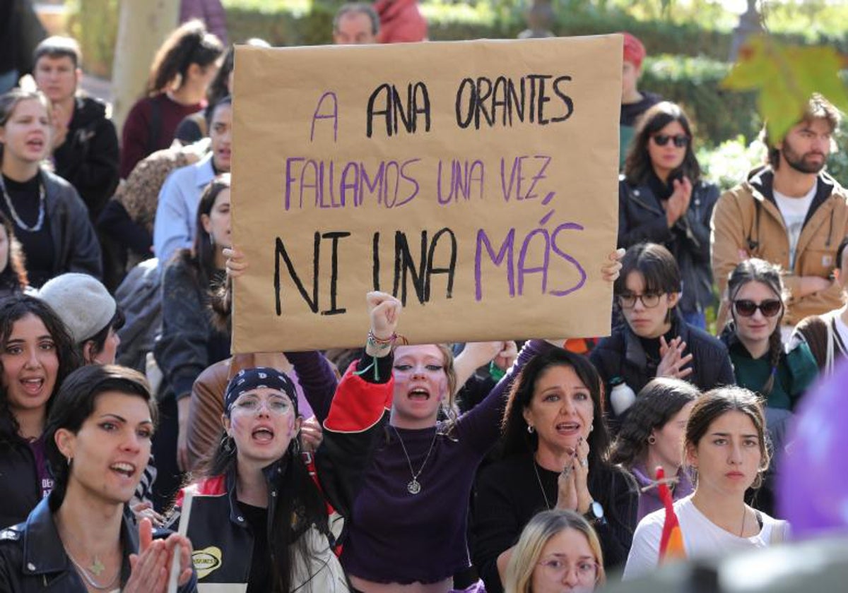 Manifestación contra la violencia machista en Andalucía