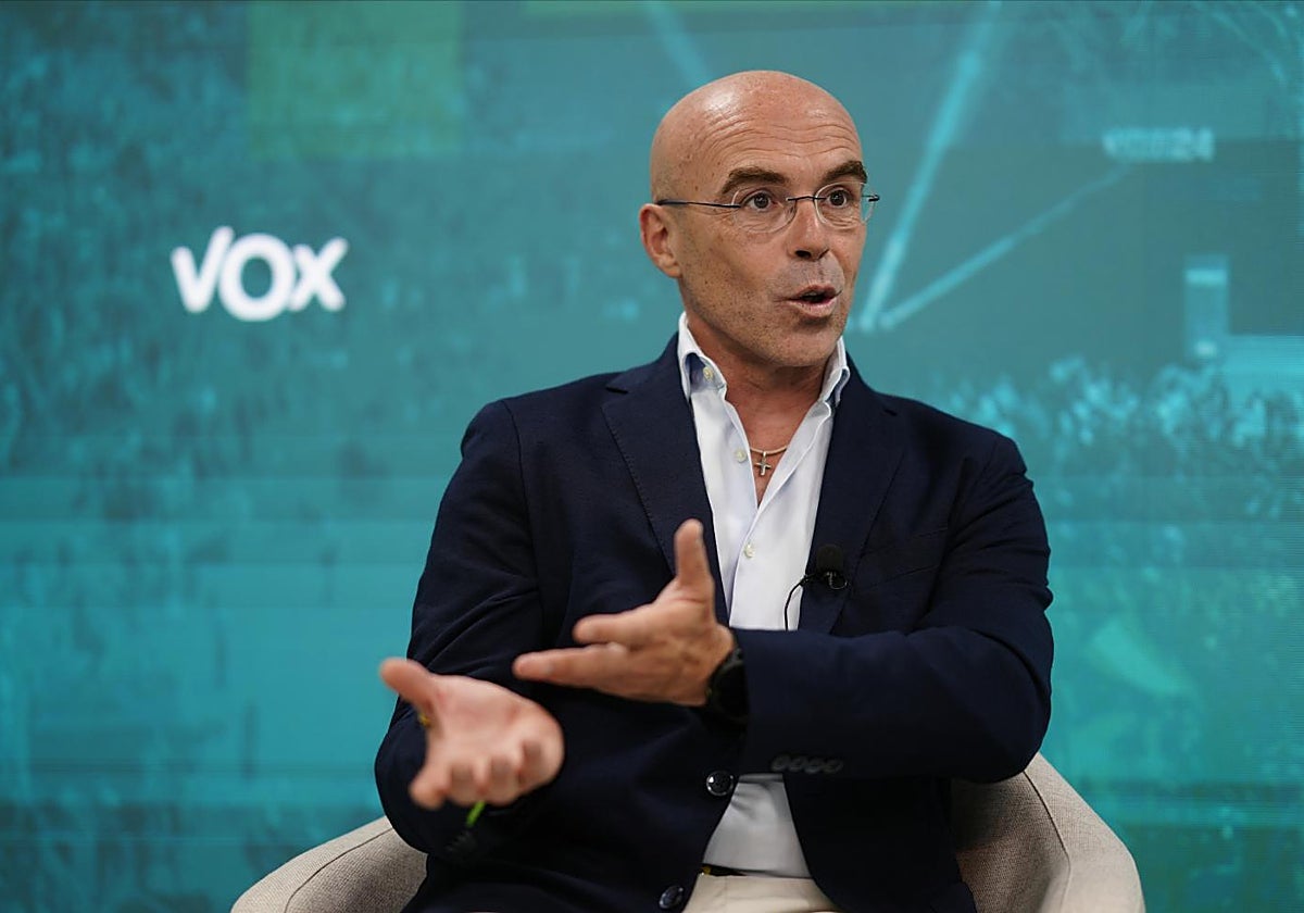 Jorge Buxadé, jefe de la delegación de Vox en el Parlamento Europeo