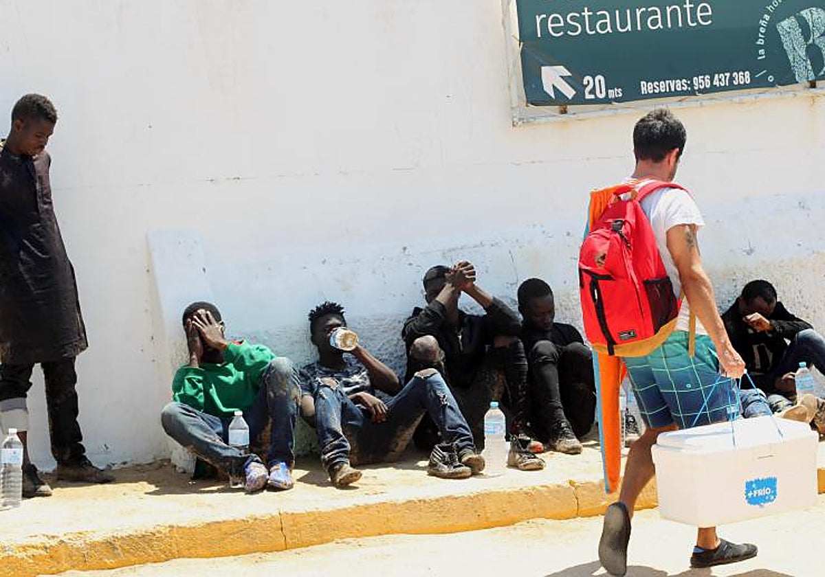Menores llegados a Cádiz en patera en la crisis migratoria de 2018