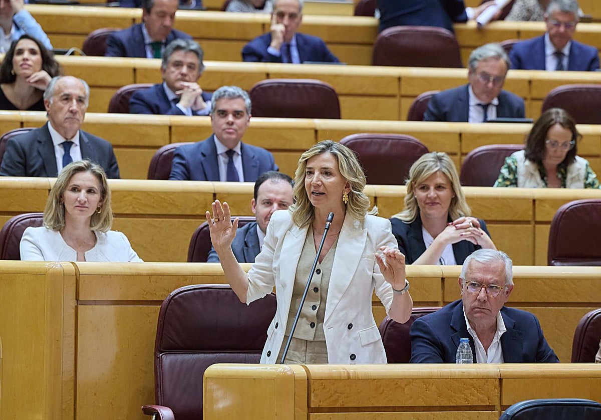 La portavoz del Partido Popular en el Senado, Alicia García Rodríguez