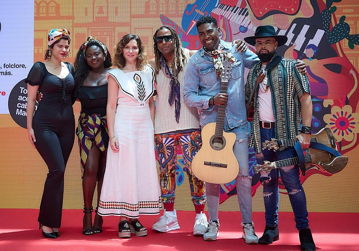 Isabel Díaz Ayuso, en la presentación de la programación de la fiesta de la HIspanidad