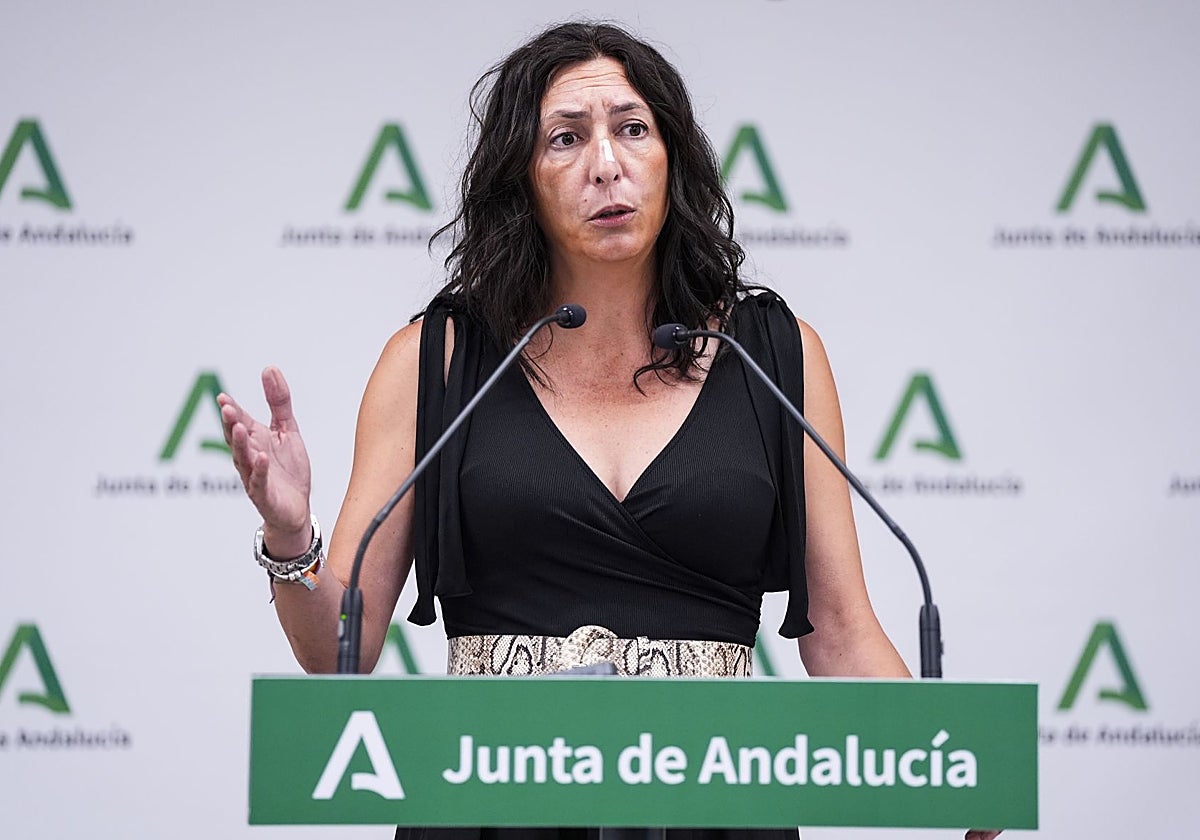 Loles López, consejera de Inclusión Social, Juventud, Familias e Igualdad de la Junta de Andalucía
