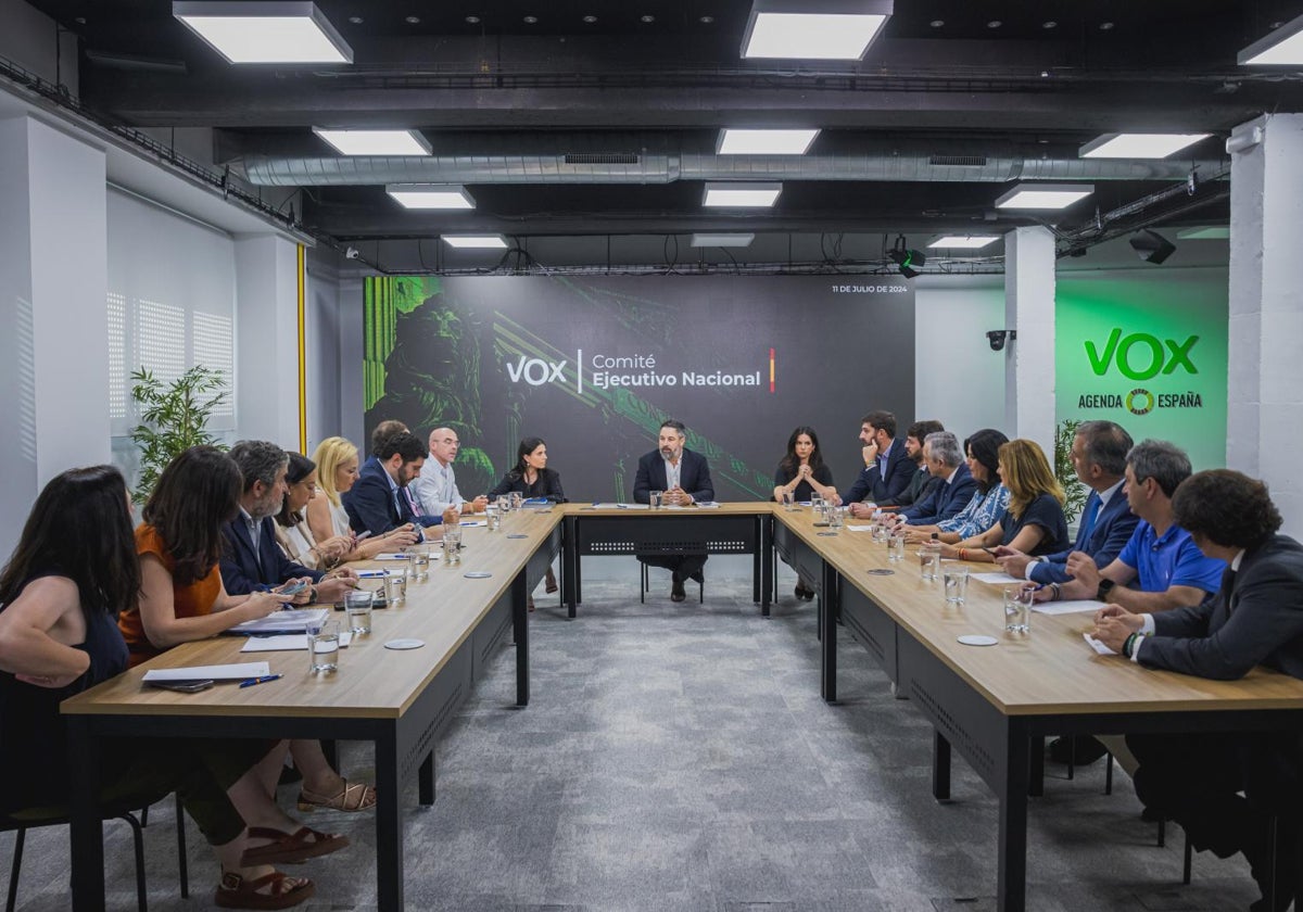 Reunión extraordinaria del Comité Ejecutivo Nacional de Vox