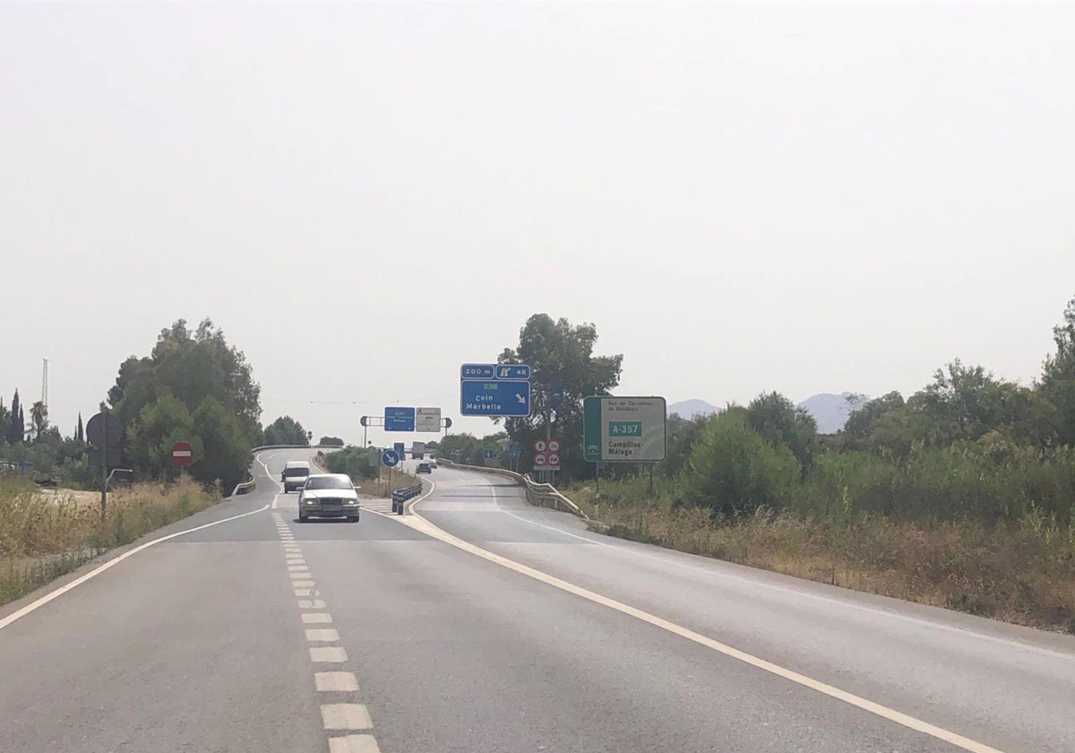 Una carretera andaluza en una imagen de archivo