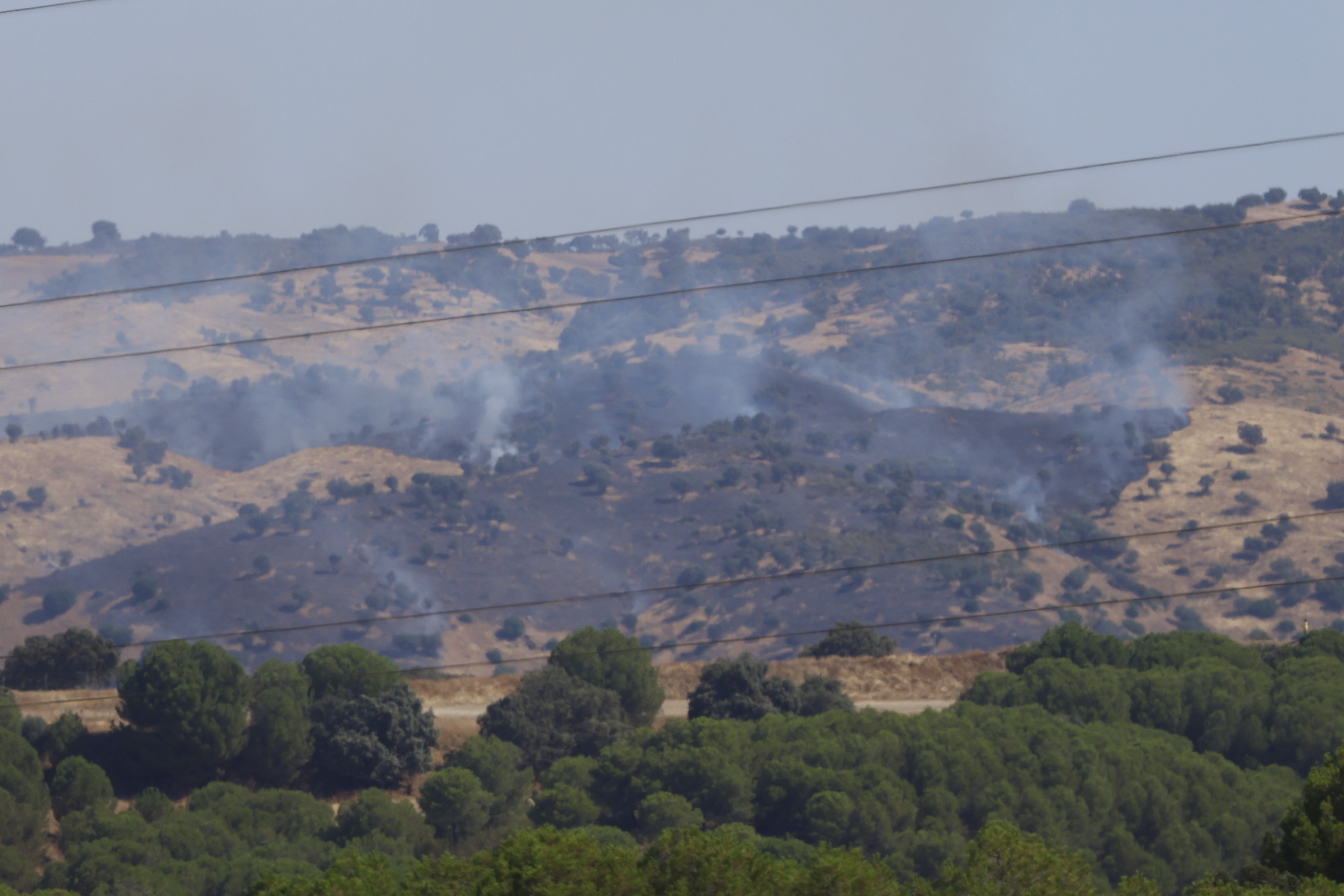 La lucha del operativo del Infoca con el complejo incendio de Obejo, en imágenes