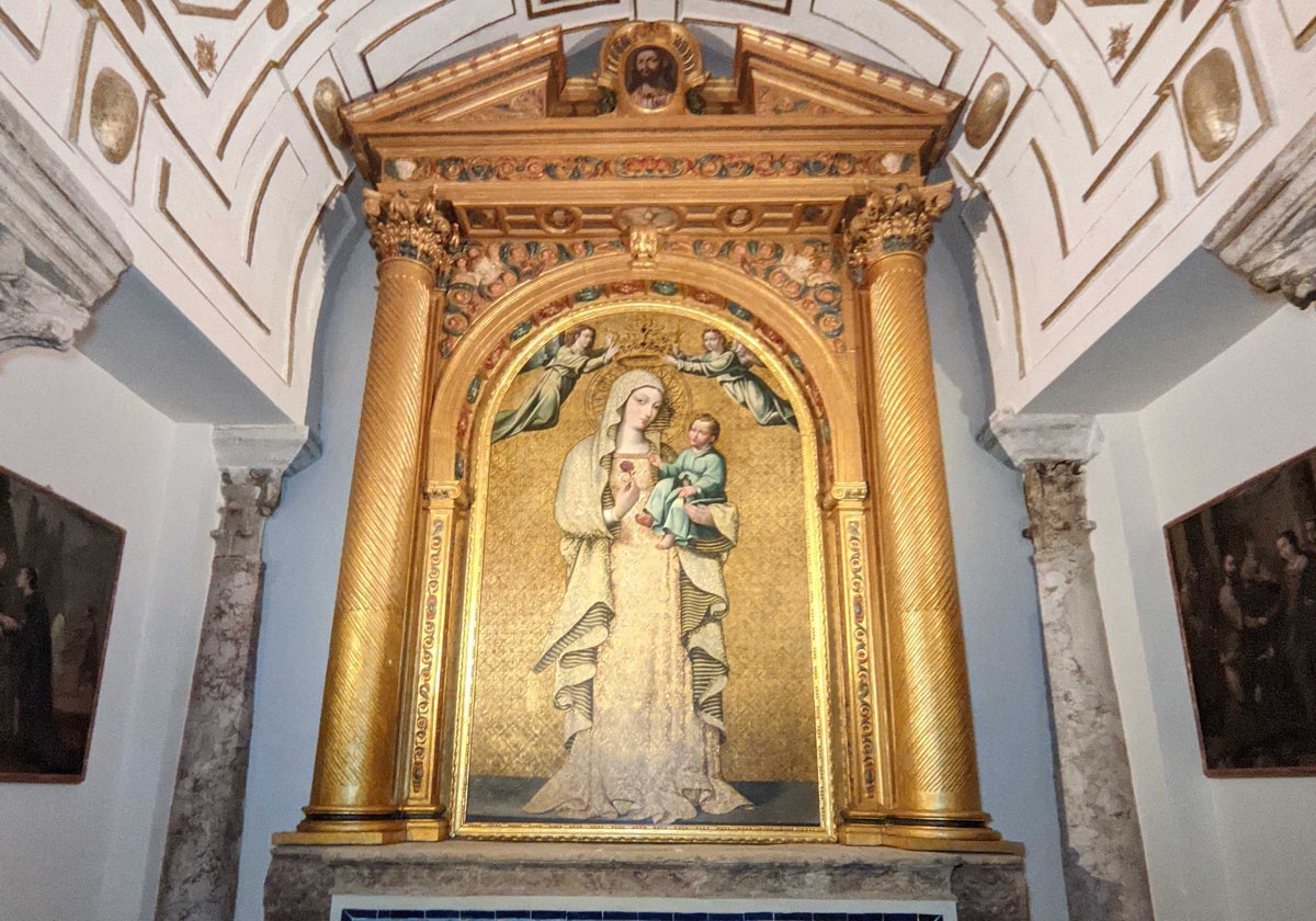 Imagen de la capilla de Ntra. Sra. de la Antigua