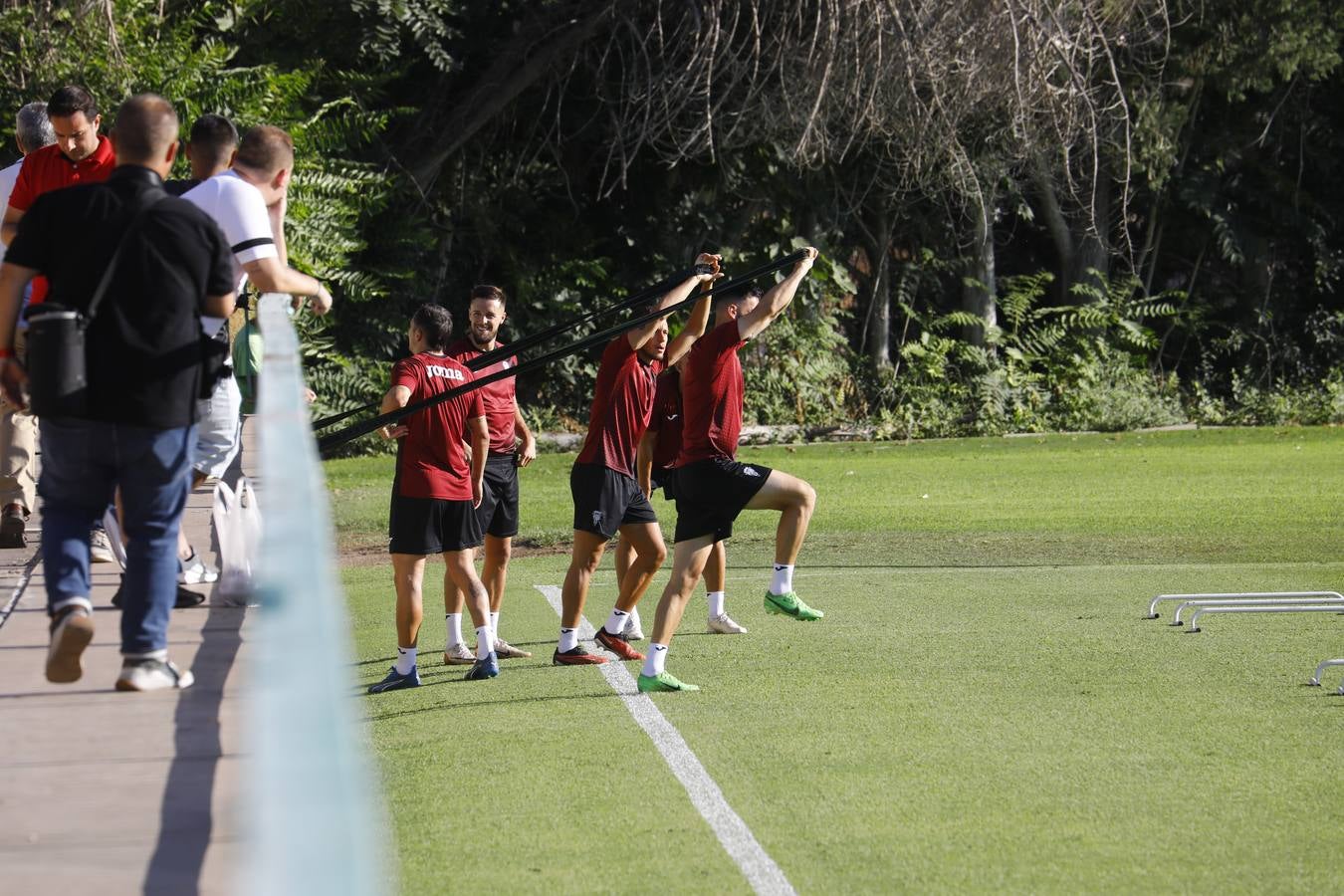 Las mejores imágenes del primer entrenamiento de pretemporada del Córdoba CF